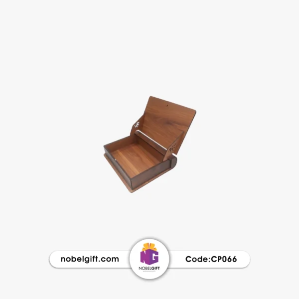 جعبه چوبی تبلیغاتی طرح کتاب CP066