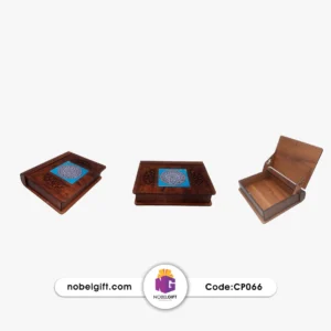 جعبه چوبی تبلیغاتی طرح کتاب CP066