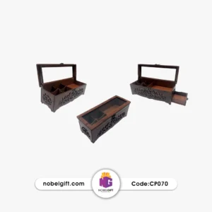 جعبه پذیرایی قهوه چوبی CP070