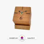 ساعت مکعبی تبلیغاتی چوبی - Image 2