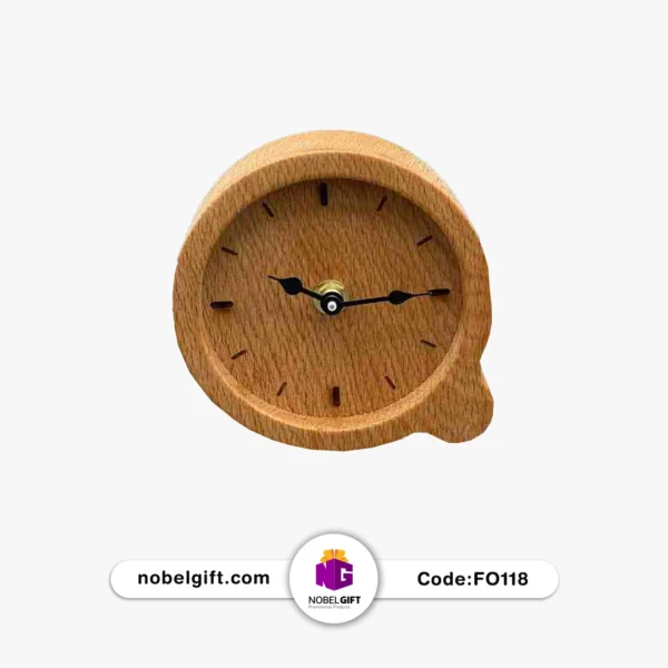 ساعت تبلیغاتی چوبی FO118 - Image 2
