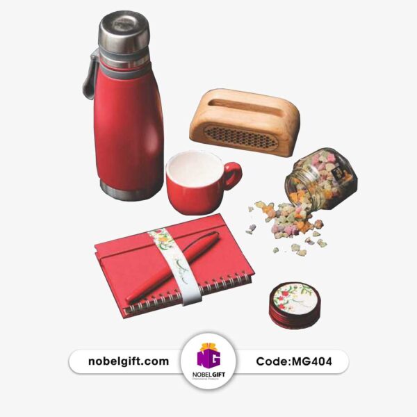 ست فلاسک و اسپیکر چوبی