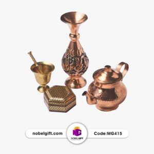 ست هدیه تبلیغاتی زعفران و مس