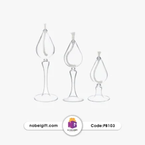 ست جاشمعی شیشه ای تبلیغاتی PB103