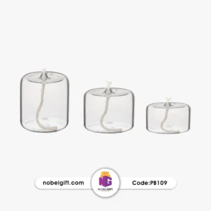 ست جاشمعی شیشه ای تبلیغاتی PB109