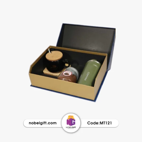 پک هدیه فلاسک و قهوه - Image 1