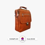 کیف چرم اداری مجهز به قفل و زیپ جلو کد KC405 - Image 5