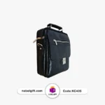کیف چرم اداری مجهز به قفل و زیپ جلو کد KC405 - Image 3