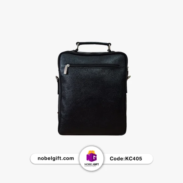 کیف چرم اداری مجهز به قفل و زیپ جلو کد KC405 - Image 8