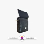 کیف چرم اداری مجهز به قفل و زیپ جلو کد KC405 - Image 7