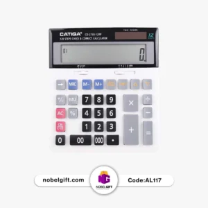 ماشین حساب مشکی سفید تبلیغاتی