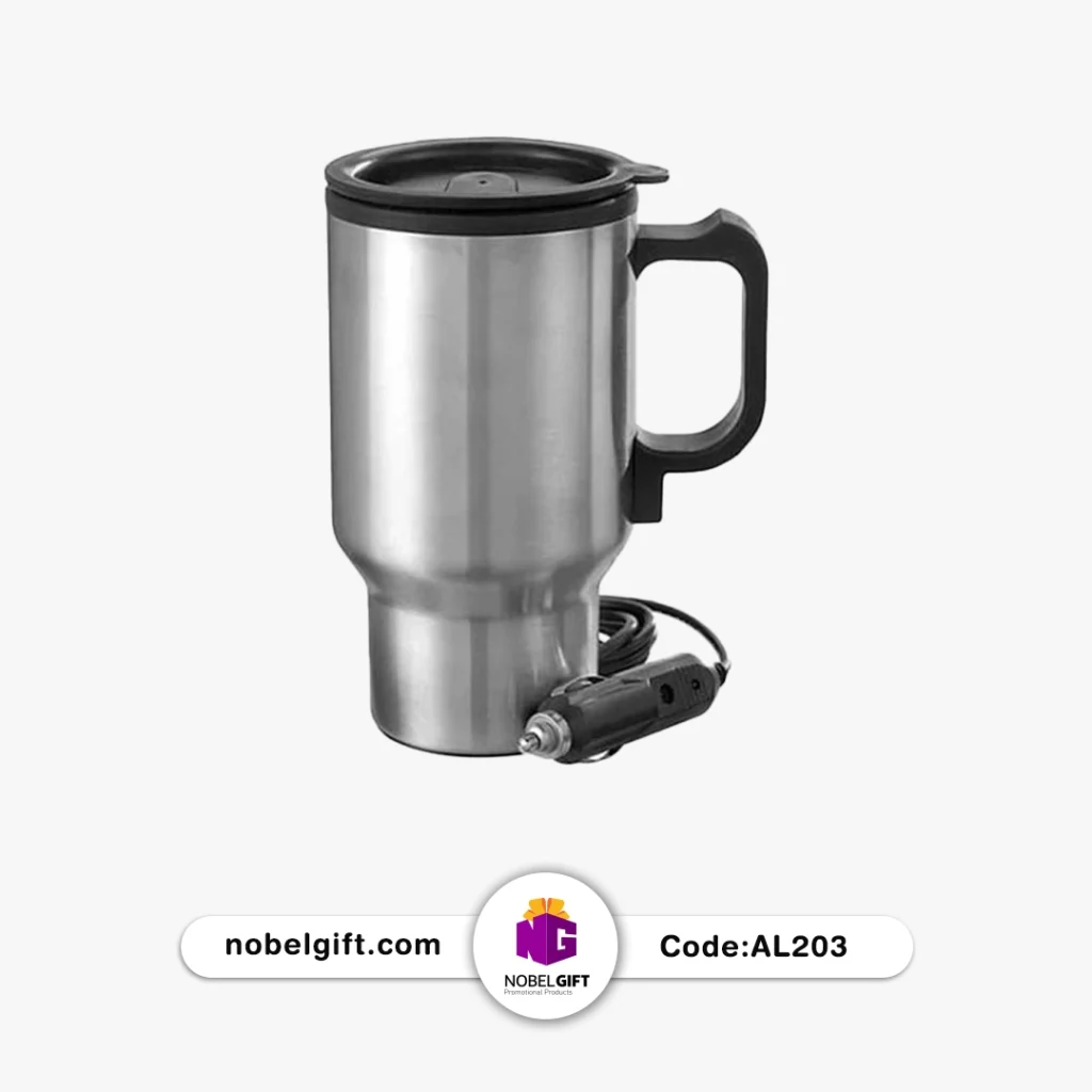 ماگ استیل حرارتی فندکی خودرو AL203