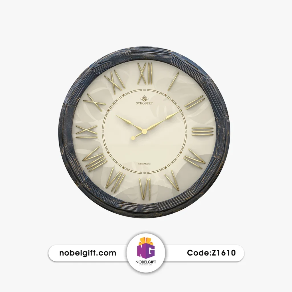 ساعت دیواری چوبی تبلیغاتی Z1610