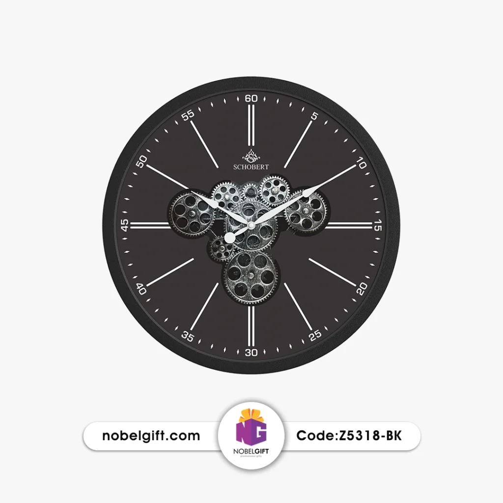 ساعت دیواری لوکس تبلیغاتی Z5318-BK