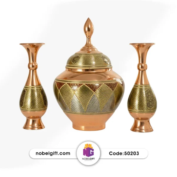 50203 پذیرایی و دکوراتیو مهر و مس کد 50203