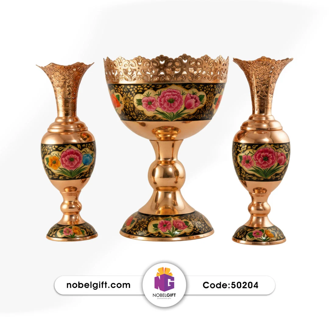 50204 صنایع دستی مدل گلستان مس کد50204