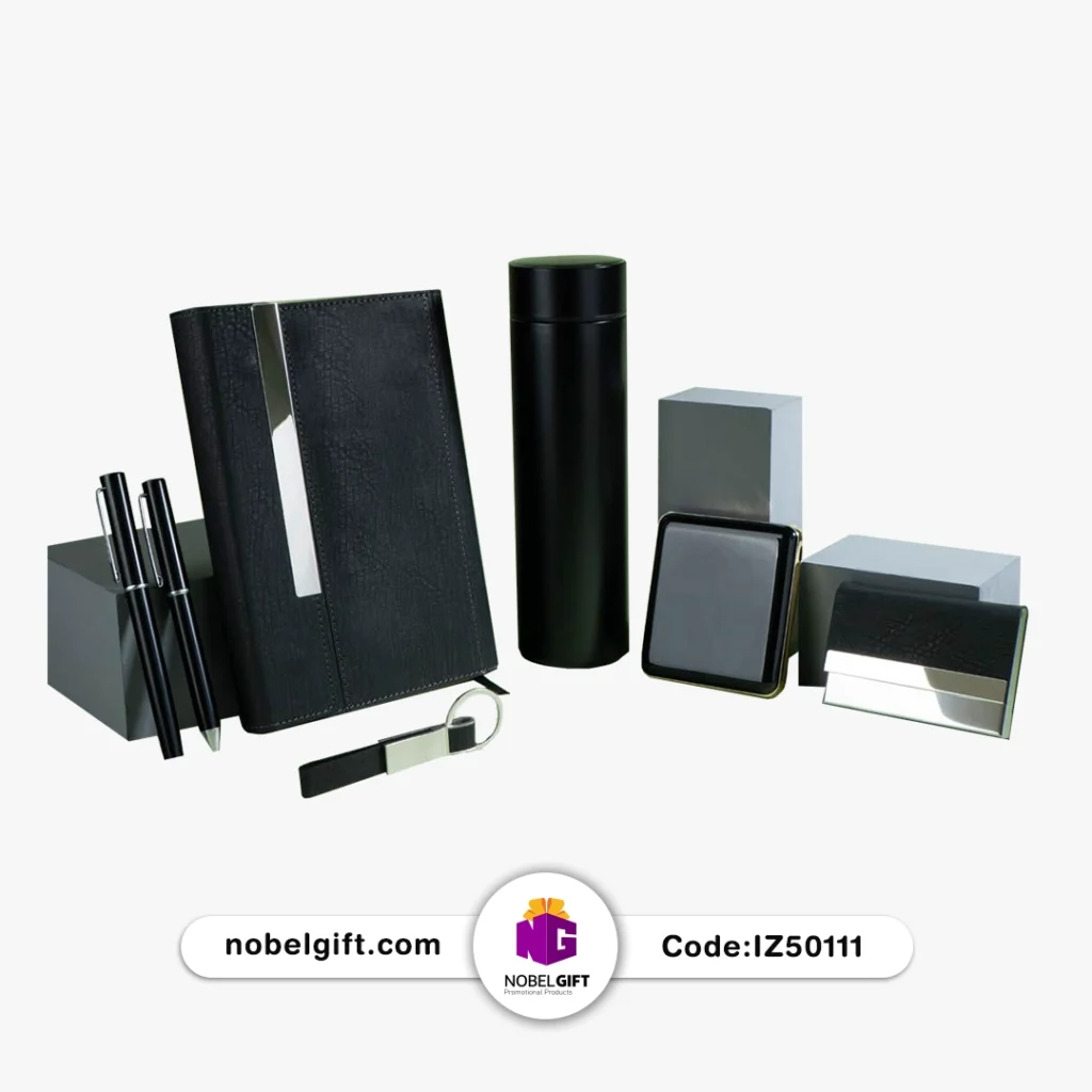 ست تبلیغاتی کد IZ50111 مدل پرستیژ نقره‌ای