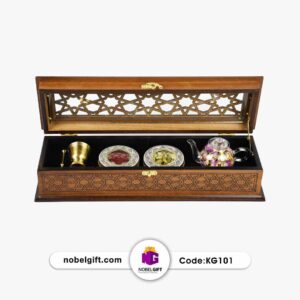 ست هدیه نفیس زعفران و هل کدKG101