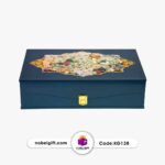باکس هدیه نفیس زعفران و مس و پرداز کد KG138