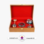 باکس هدیه زعفران و قندان مس پرداز کد KG139