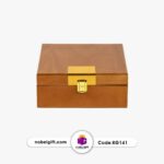 باکس هدیه گلدان مس پرداز و زعفران کد KG141