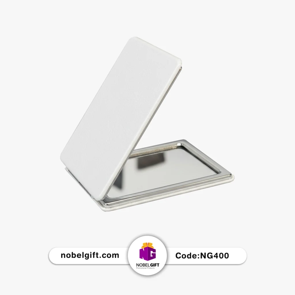 آینه جیبی مستطیلی چرمی کد NG400