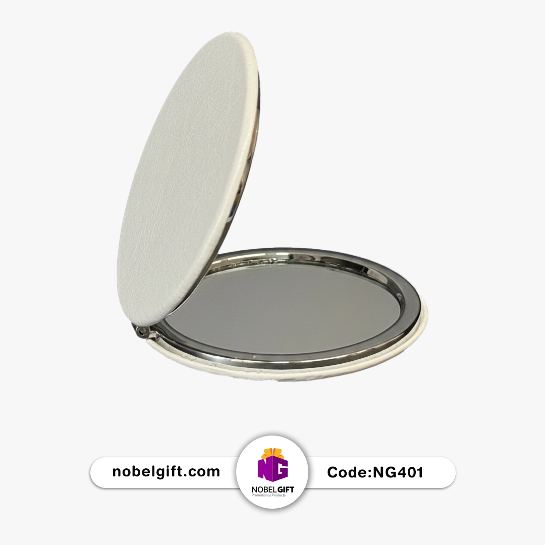 NG401 آینه جیبی تبلیغاتی چرمی کد NG401