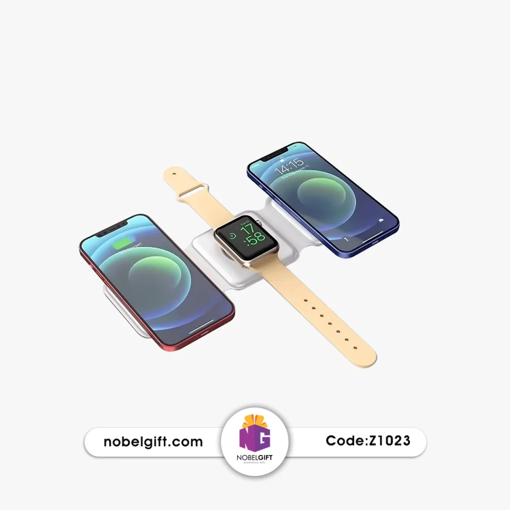 پد شارژر وایرلس سه‌گانه کد Z1023