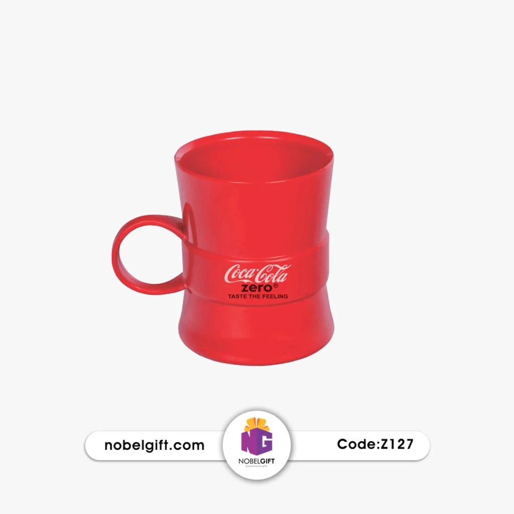 ماگ پلاستیکی تبلیغاتی طرح کوکاکولا کدZ127
