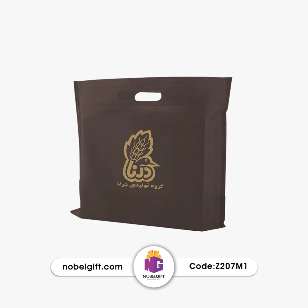 ساک دستی پارچه‌ای تبلیغاتی برش دسته کد Z207M1