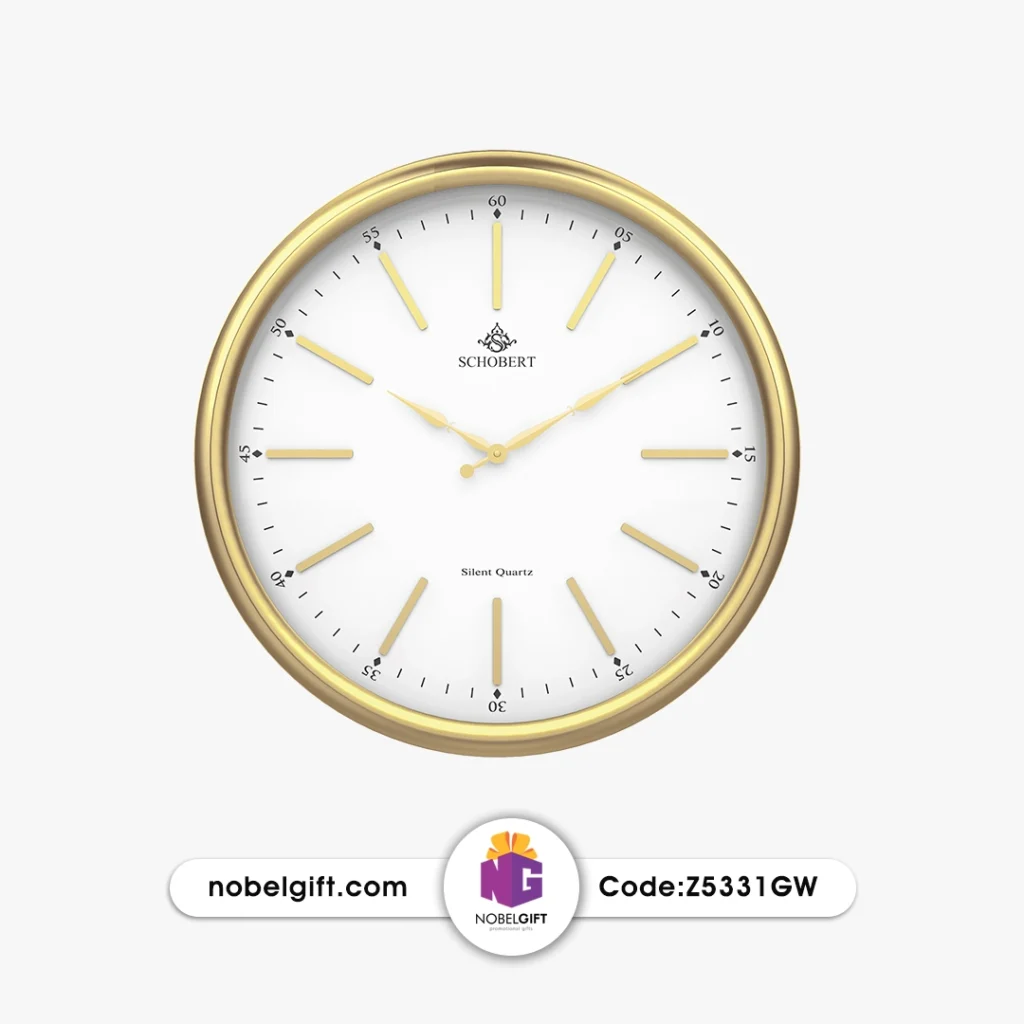 ساعت دیواری مدرن مینیمال طلایی Z5331GW