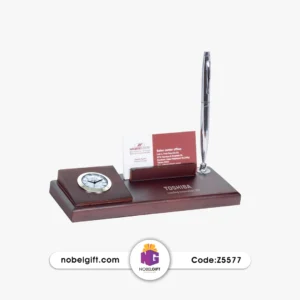 ست رومیزی ساعت، جا قلمی و جا کارتی کد Z5577