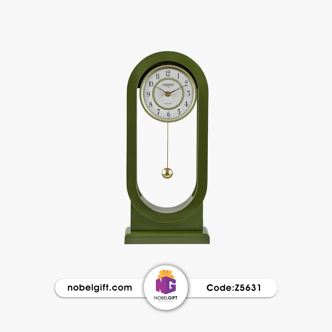 Z5631 ساعت رومیزی مدرن پاندولدار کد Z5631