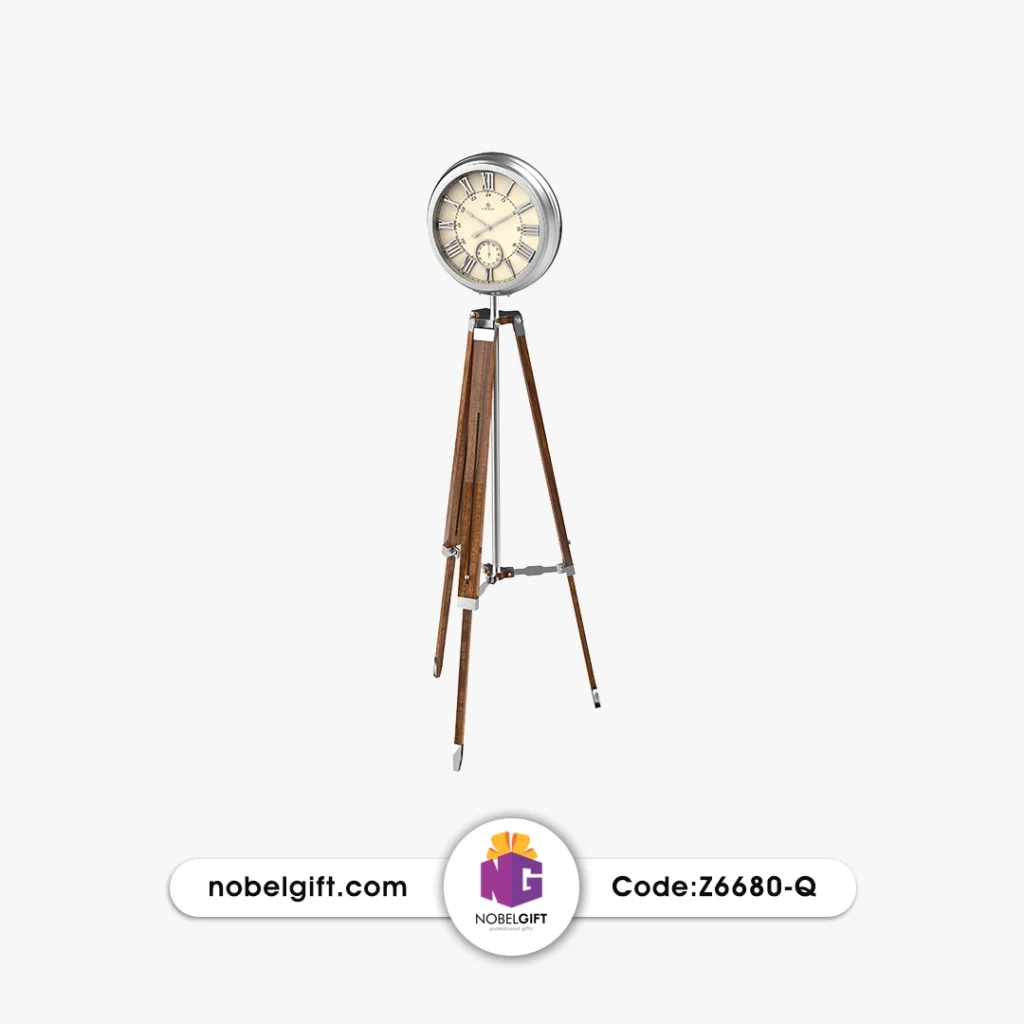 ساعت ایستاده سه‌پایه چوبی Z6680-Q