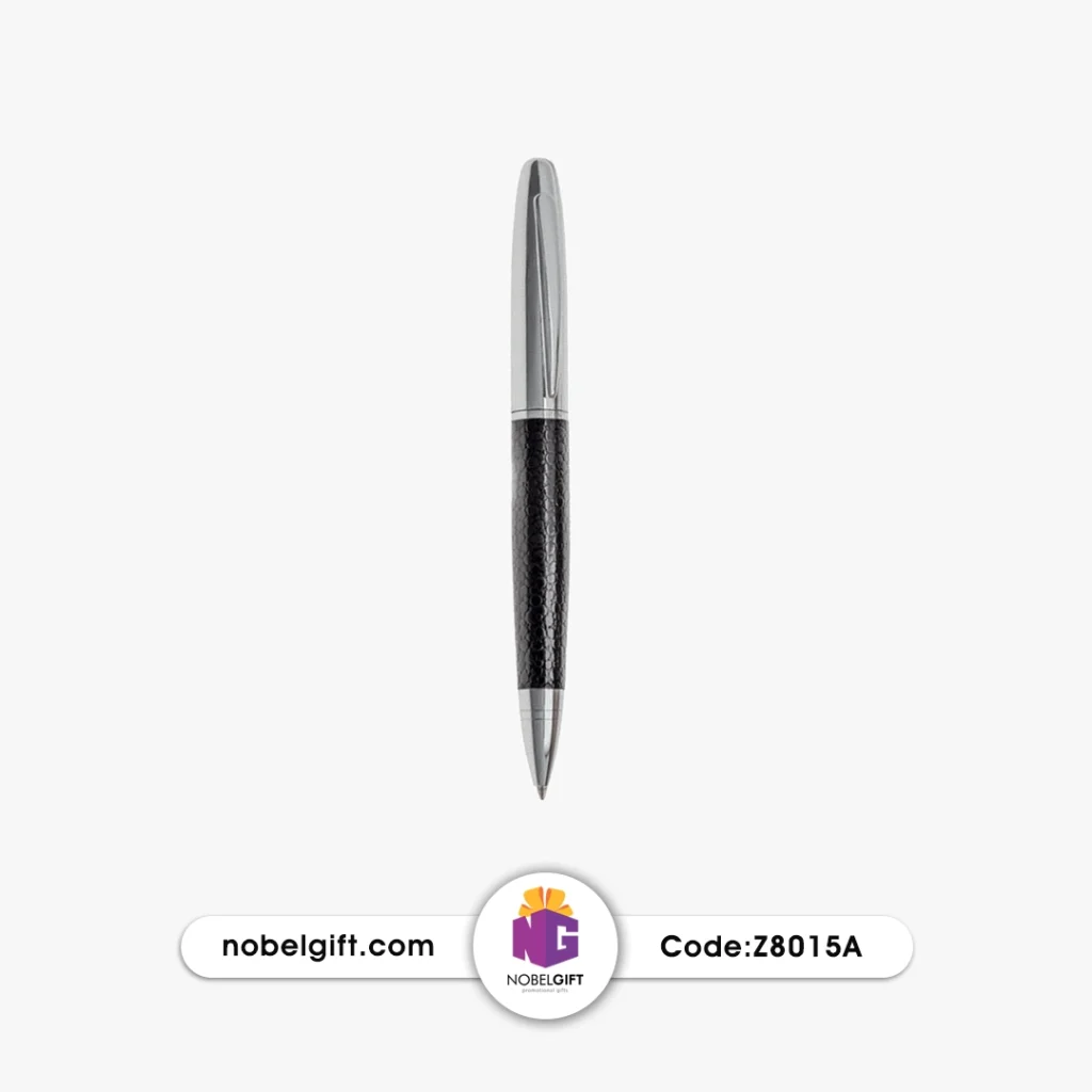 خودکار فلزی با روکش طرح چرم کد Z8015A