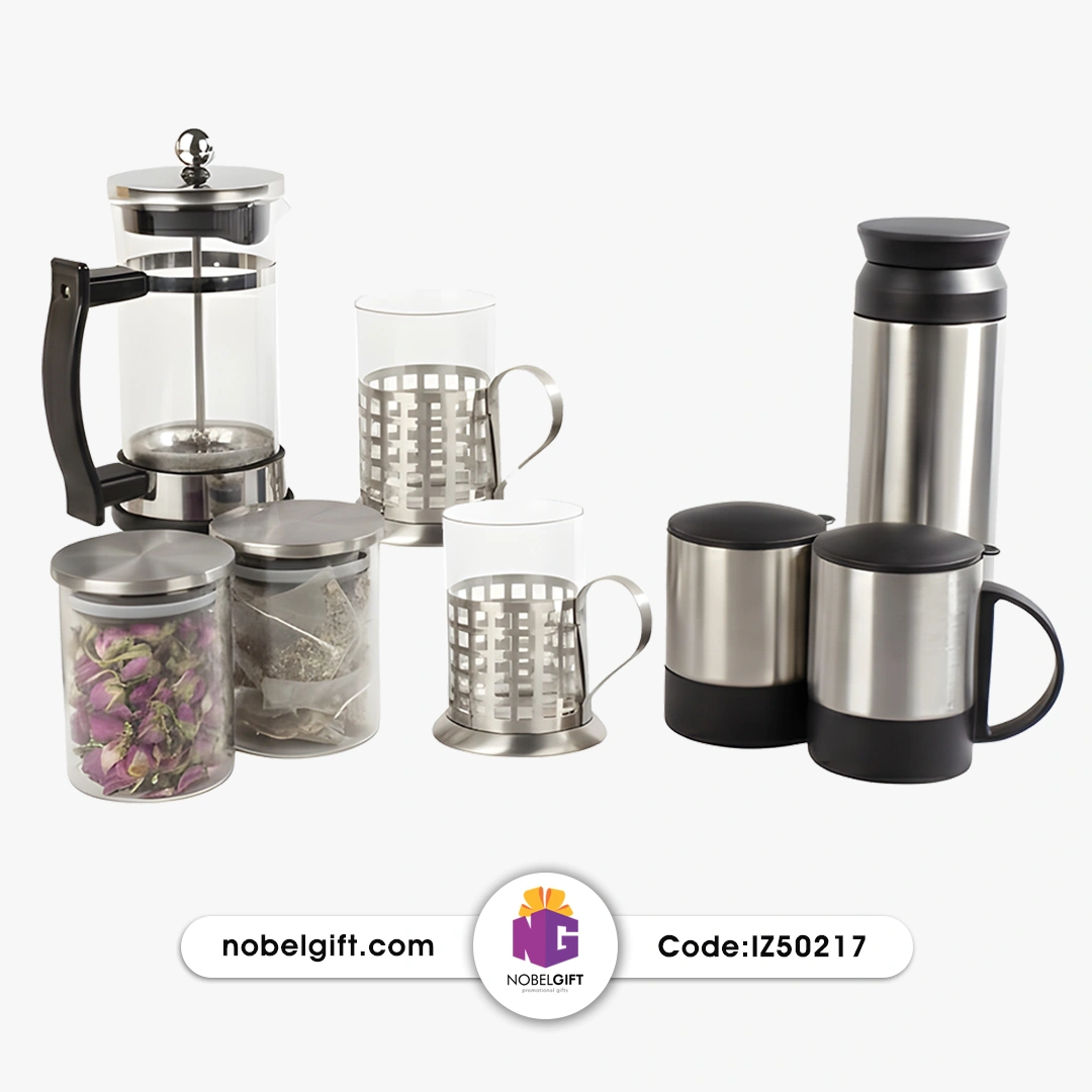50217 ست هدیه تبلیغاتی پذیرایی و نوشیدنی مدل IZ50217