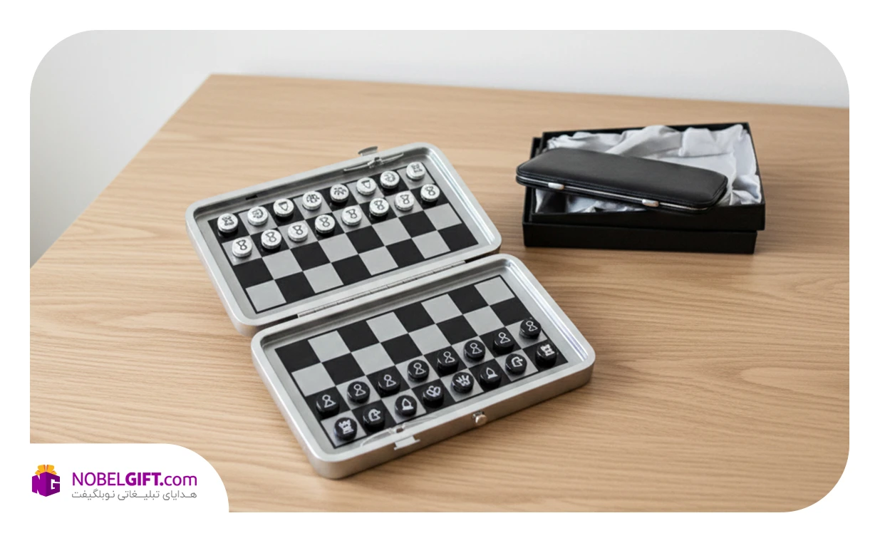 شطرنج مسافرتی تبلیغاتی مگنت دار