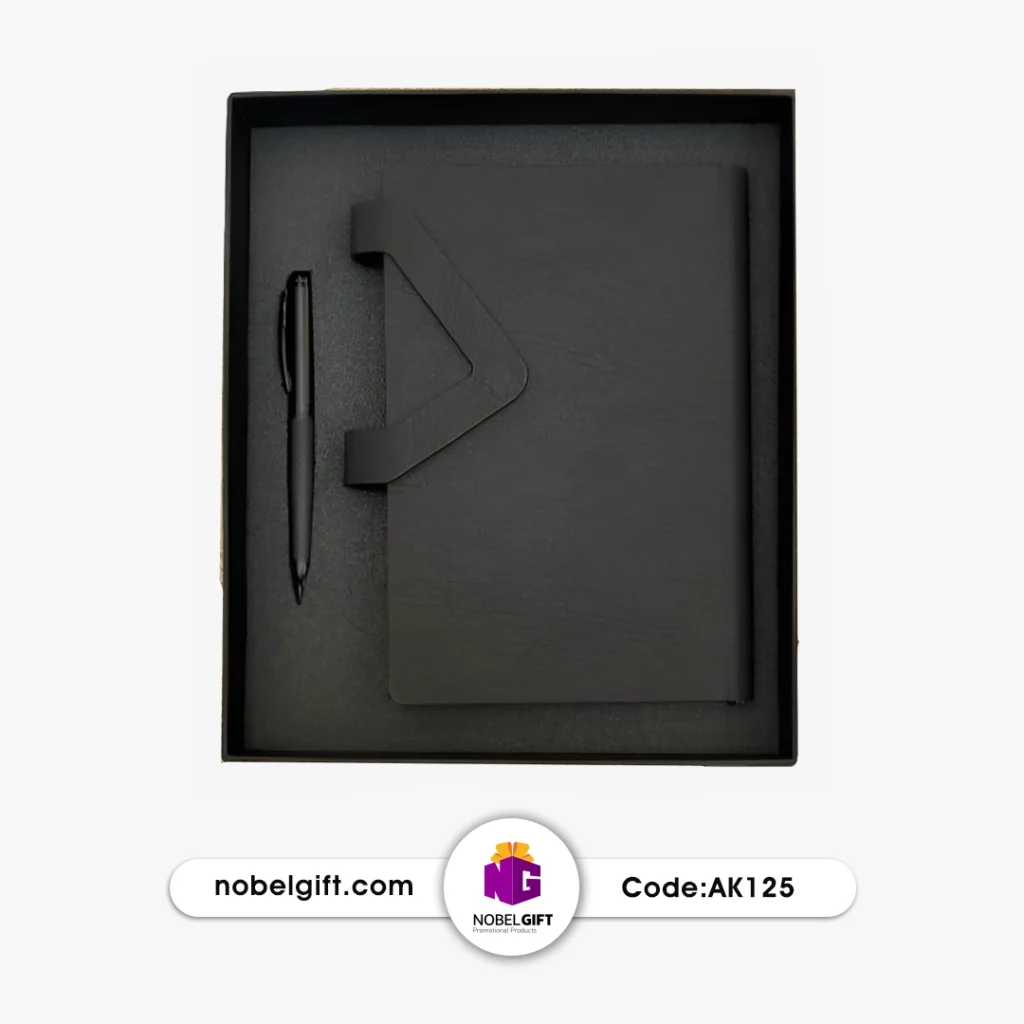 ست نوت‌بوک مشکی کد AK125