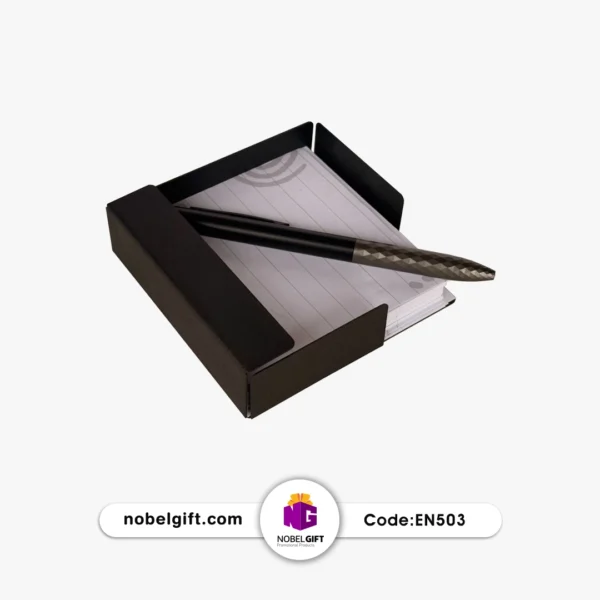 دفترچه فلزی با خودکار تبیلغاتی کد EN503