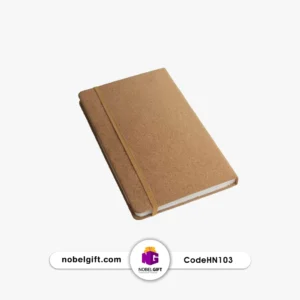 سررسید 1405تبلیغاتی HN103 جلد چوب‌پنبه‌با کش