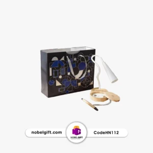 ست هدیه تبلیغاتی چراغ مطالعه USB با خودکار کد HN112