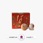 ست هدیه تبلیغاتی بخور سرد طرح چوبی با گوی شیشه‌ای کد HN117 - Image 2