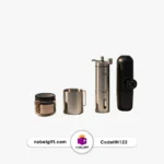ست هدیه تبلیغاتی آسیاب و قهوه‌ساز دستی با ظرف قهوه کد HN122