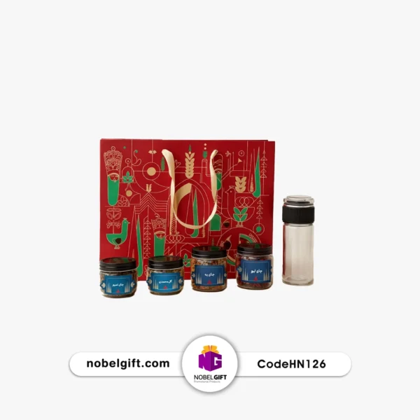 ست هدیه تبلیغاتی دمنوش چهارگانه کد HN126 - Image 2