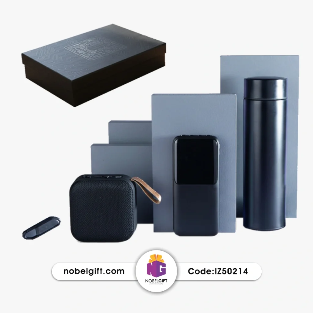 ست هدیه مدیریتی دیجیتال مشکی کد IZ50214