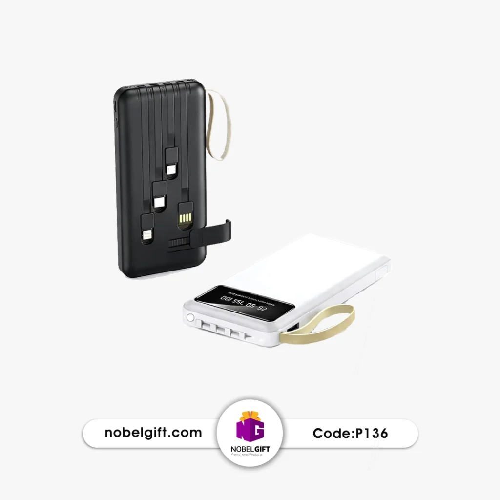 پاوربانک هولدر دار کابل دار کد P136