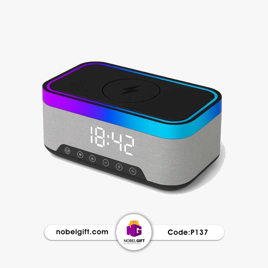 اسپیکر وایرلس ساعت دار کد P137