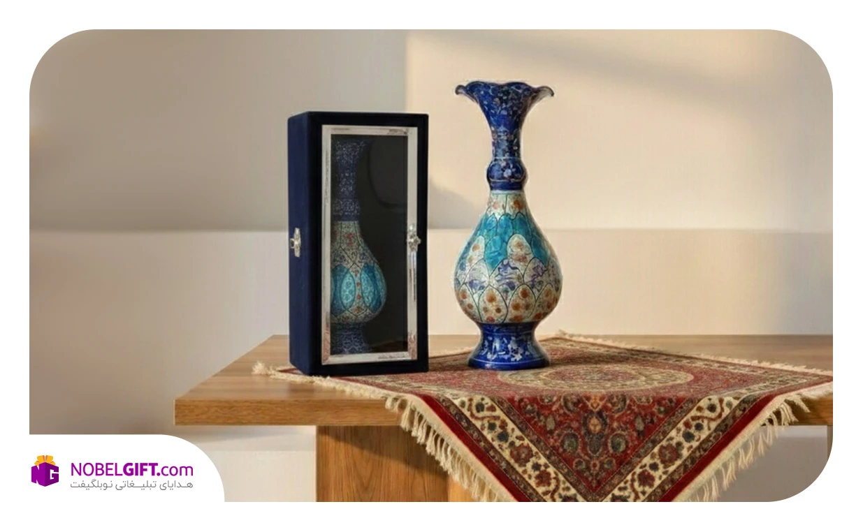 گلدان میناکاری