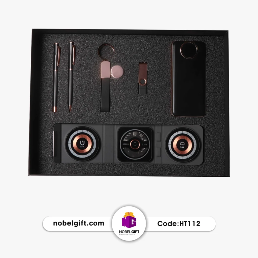ست مدیریتی لاکچری رزگلد کد HT112