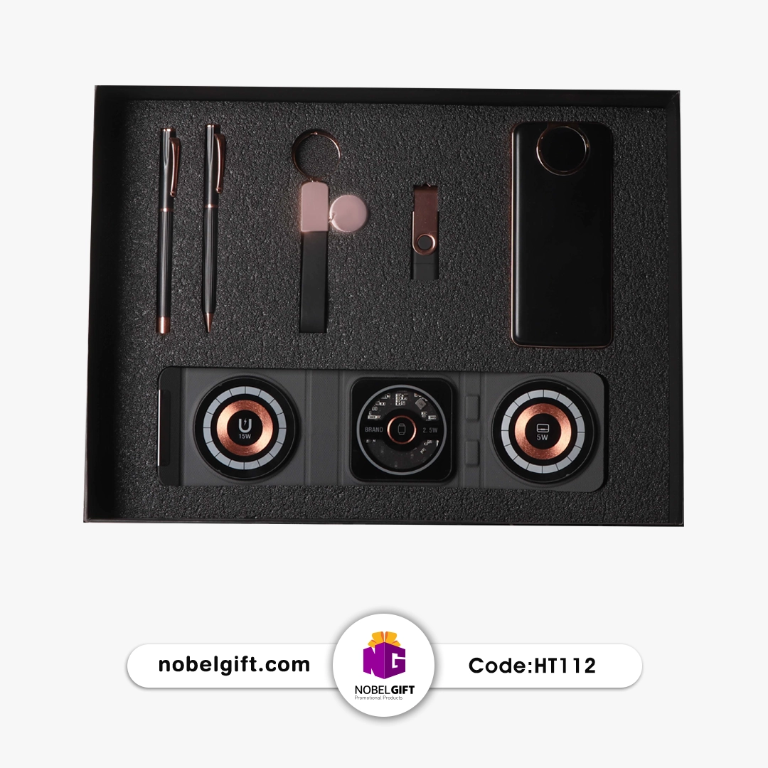 HT112 ست مدیریتی لاکچری رزگلد کد HT112